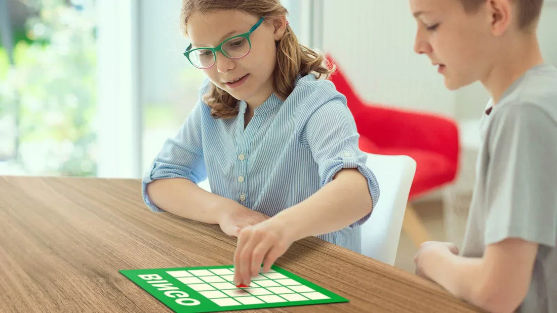 two kids playing a game