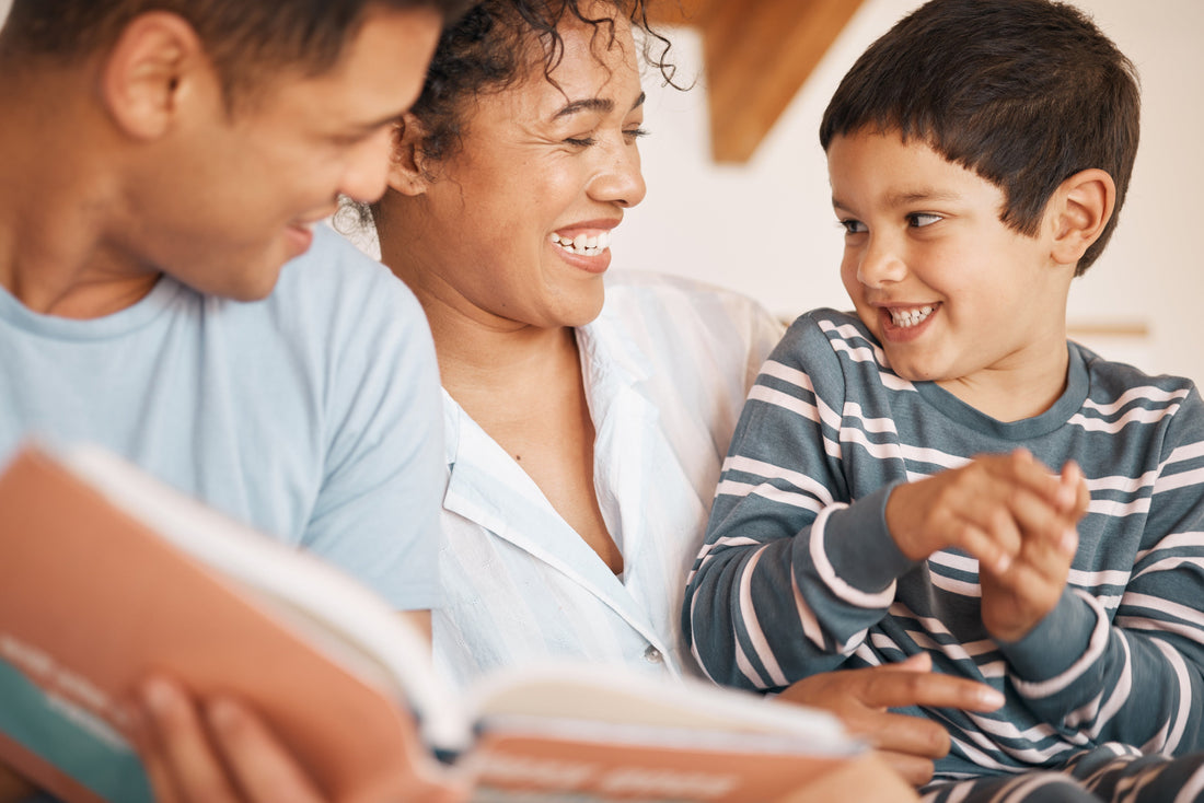 family learning spanish together 